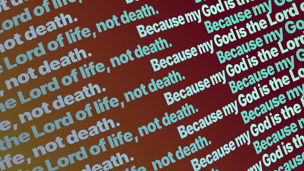 Still image of the Solar Coral Ticker worship design for church slides and projection Solar Coral Ticker worship still image with embedded wording for church projection