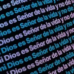 Imagen fija Océano Profundo Slack con texto incorporado para proyección de iglesia