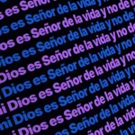 Imagen fija Morado Sólido Slack con texto incorporado para proyección de iglesia