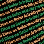 Imagen fija Naranja Sólido Slack con texto incorporado para proyección de iglesia