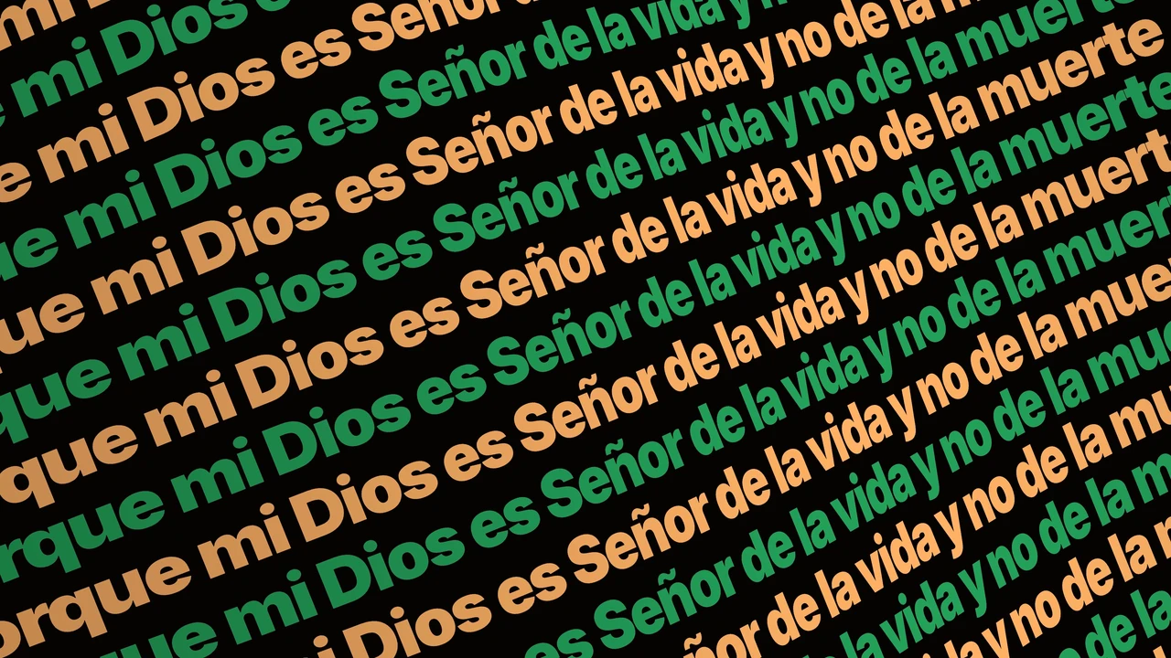 Imagen fija Naranja Sólido Slack con texto incorporado para proyección de iglesia