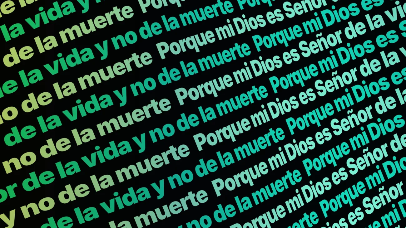 Fondo animado Jardín Eléctrico Ticker para proyección de adoración
