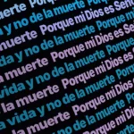 Imagen fija Océano Profundo Ticker con texto incorporado para proyección de iglesia