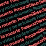 Imagen fija Rojo Sólido Ticker con texto incorporado para proyección de iglesia