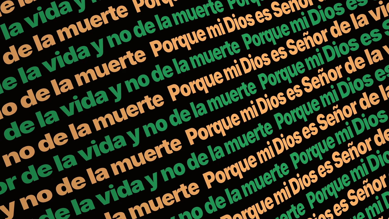 Imagen fija Naranja Sólido Ticker con texto incorporado para proyección de iglesia