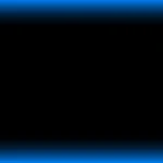 Marco rectangular luminoso neón azul eléctrico con centro negro para pantalla de iglesia