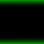 Marco rectangular luminoso neón verde bosque con centro negro para pantalla de iglesia