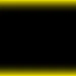 Imagen fija de un marco neón amarillo neón con centro negro para proyección de iglesia