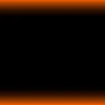 Marco rectangular luminoso neón naranja con centro negro para pantalla de iglesia