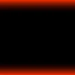 Marco rectangular luminoso neón rojo escarlata con centro negro para pantalla de iglesia