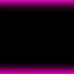 Imagen fija de un marco neón magenta con centro negro para proyección de iglesia