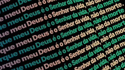 Fundo animado Brasa de Cobre Slack para projeção de adoração