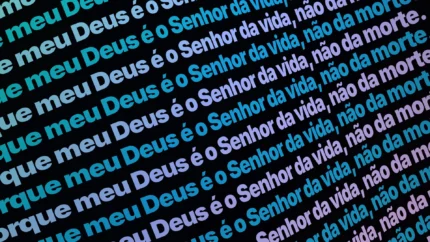 Fundo animado Oceano Profundo Slack para projeção de adoração