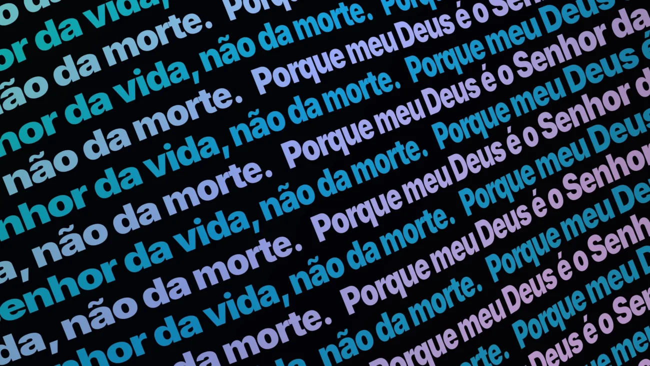 Fundo animado Oceano Profundo Ticker para projeção de adoração