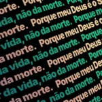 Fundo animado Brasa de Cobre Ticker para projeção de adoração