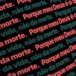 Fundo animado Vermelho Sólido Ticker para projeção de adoração