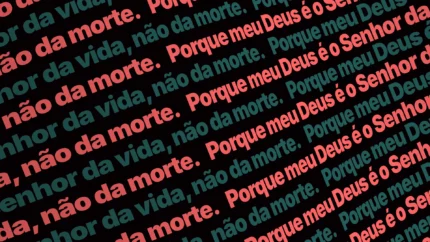 Fundo animado Vermelho Sólido Ticker para projeção de adoração