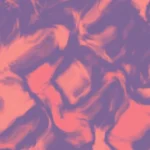 Peach Violet Flow Still — durazno y violeta