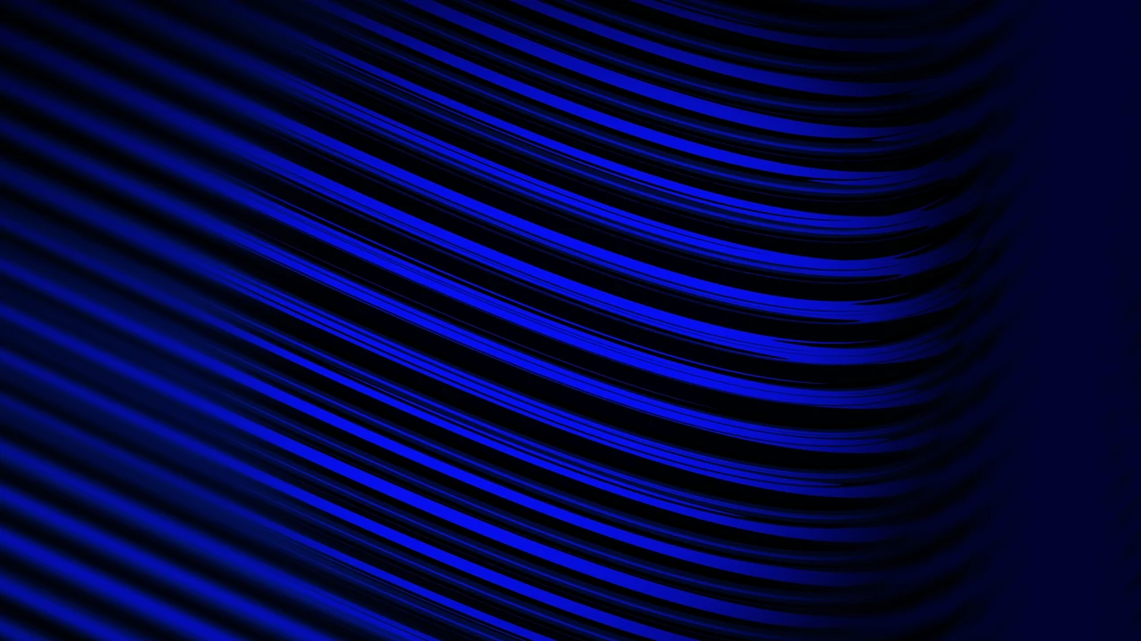 Líneas Onduladas Azul Eléctrico sobre Negro | Fondo Animado Abstracto para Alabanza, Proyección y Transmisión de Iglesia Líneas Onduladas Azul Eléctrico sobre Negro Still
