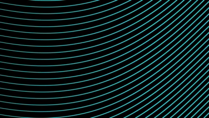 Líneas Finas Turquesa sobre Fondo Negro Still