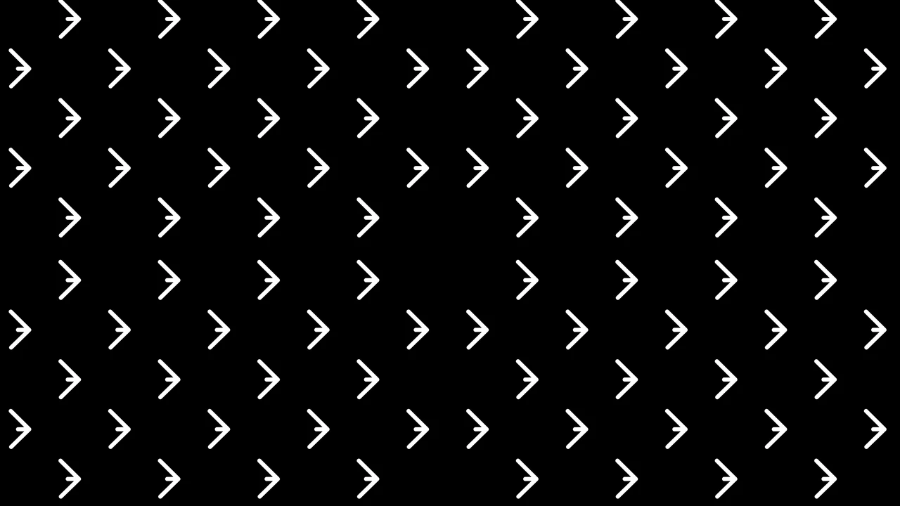 Patrón Repetido de Flechas Blancas Diagonales | Fondo Animado Abstracto para Alabanza, Proyección y Transmisión de Iglesia Patrón Repetido de Flechas Blancas Diagonales Still