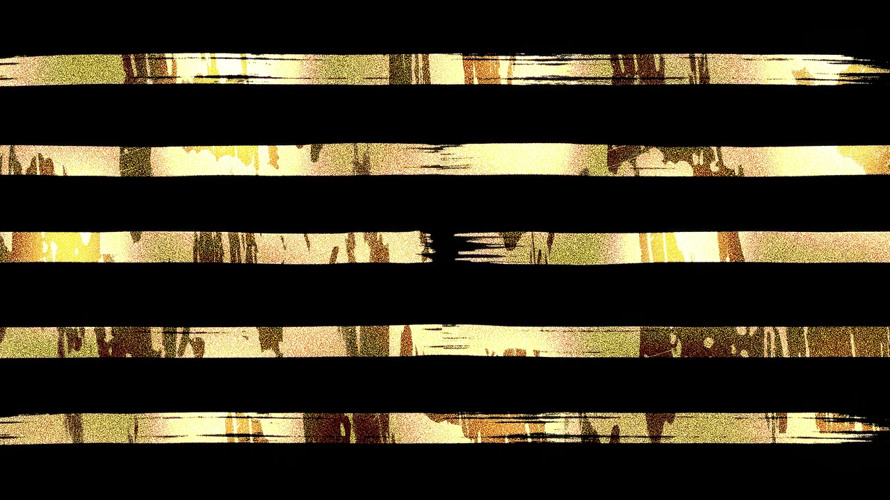 Franjas Doradas Horizontales con Textura de Pincel | Fondo Animado Abstracto para Alabanza, Proyección y Transmisión de Iglesia Franjas Doradas Horizontales con Textura de Pincel Still