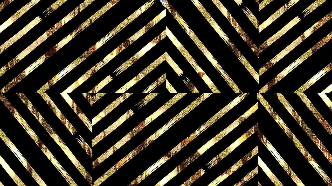 Chevron Dorado Geométrico con Textura de Pincel | Fondo Animado Abstracto para Alabanza, Proyección y Transmisión de Iglesia Chevron Dorado Geométrico con Textura de Pincel Still